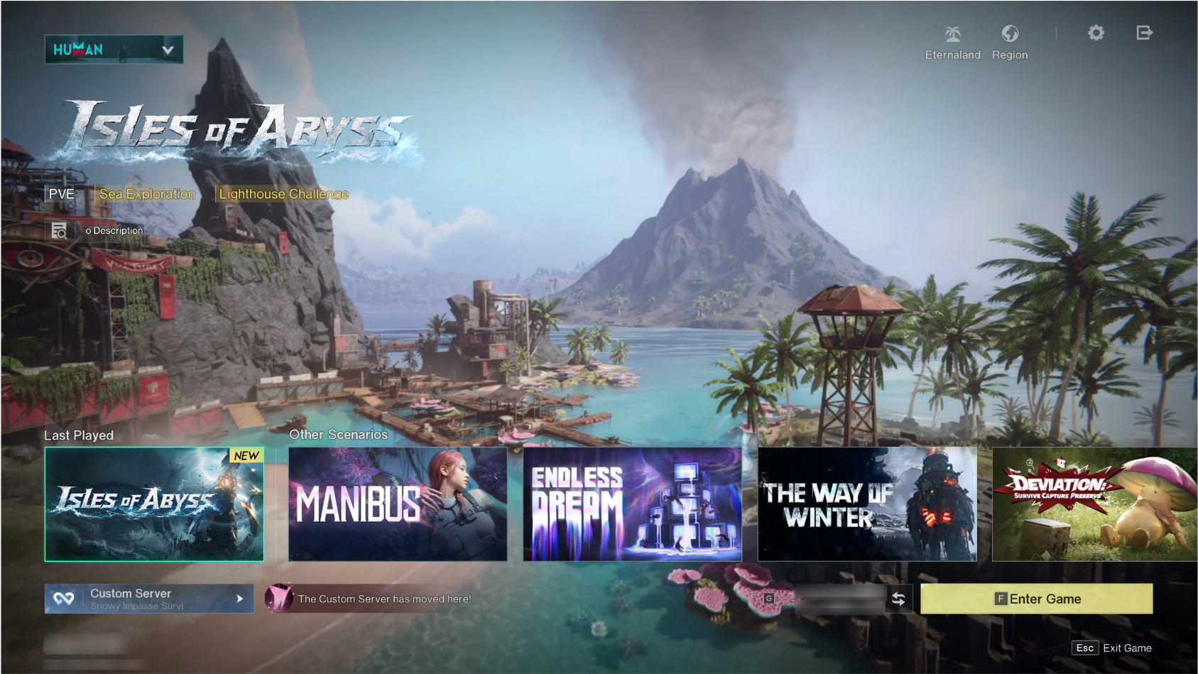 Once Human Isles of Abyss, personaggi davanti all'oceano dell'espansione