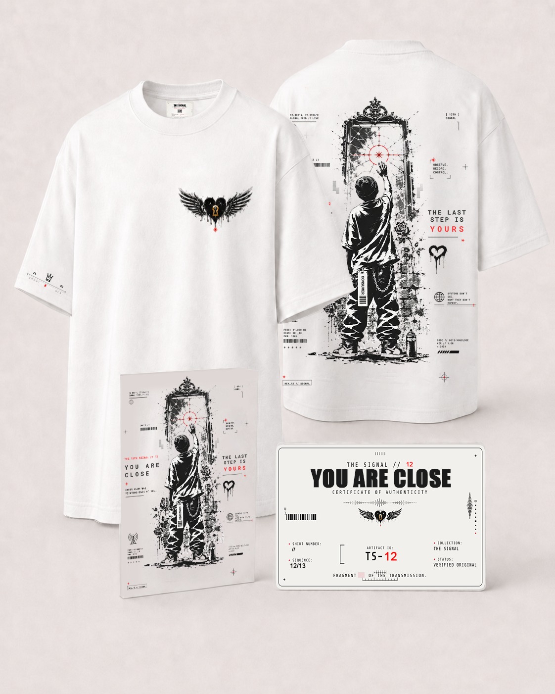 THE 13TH SIGNAL 12 YOU ARE CLOSE Shirt aus dem Smart-GFX-Shop