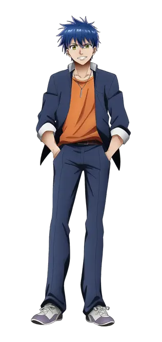 Ageha Yoshina nella character art ufficiale dell’anime PSYREN
