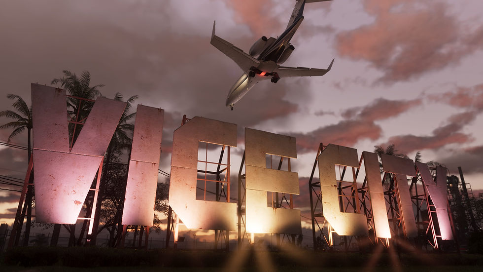 Vice City in uno screenshot ufficiale di Grand Theft Auto VI