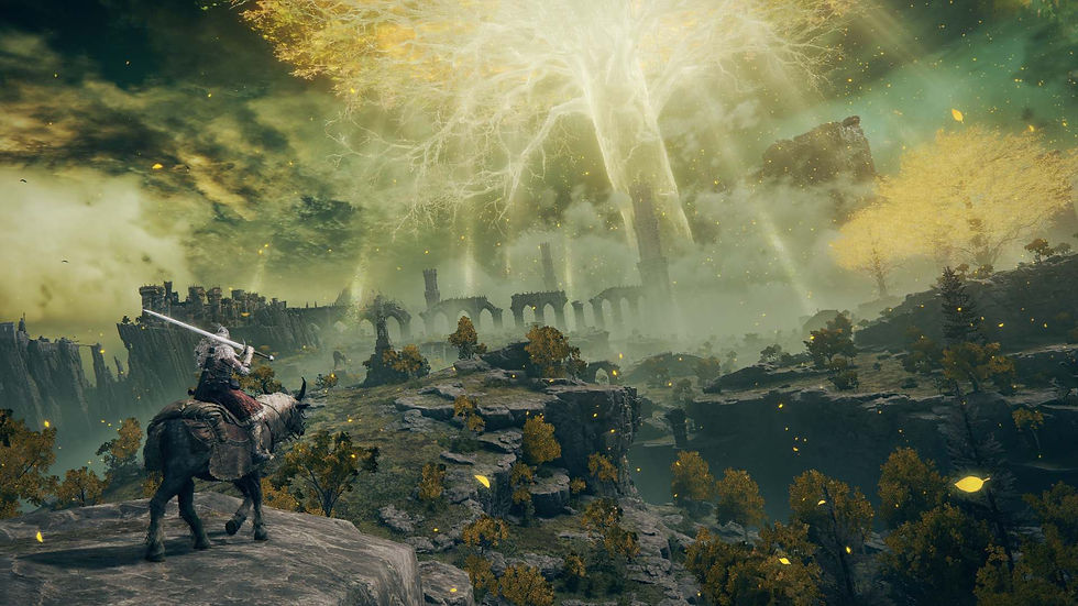 Die Zwischenlande in einem offiziellen Nintendo-Bild zu ELDEN RING Tarnished Edition