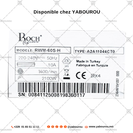 Miniature : MACHINE À LAVER ROCH INVERTER 8 KG