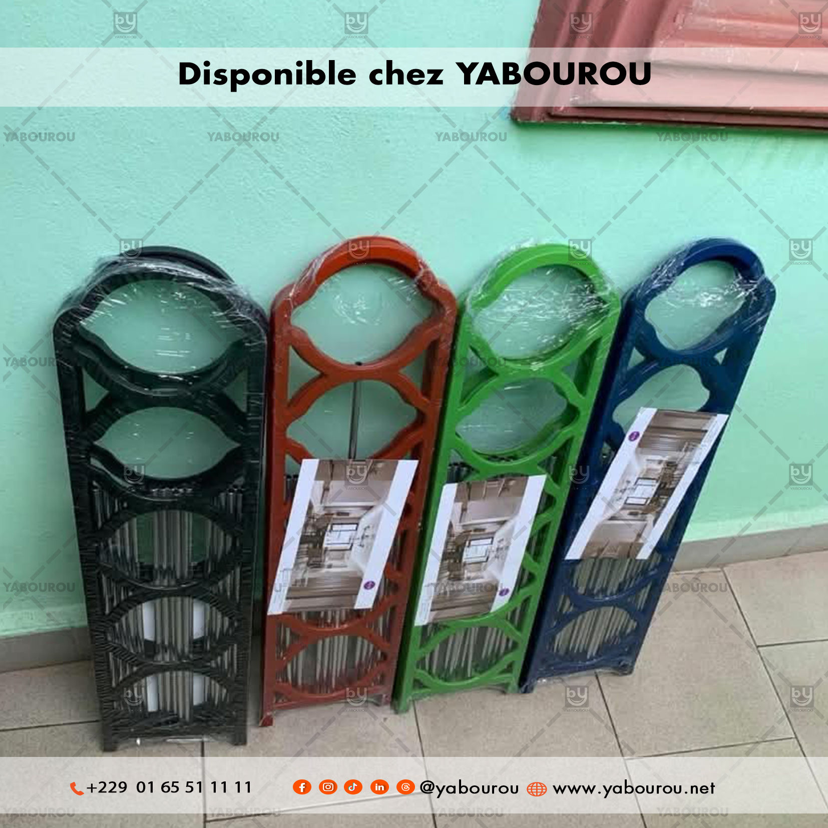 PORTE-OBJETS / ÉTAGÈRE DE RANGEMENT MULTI-USAGE