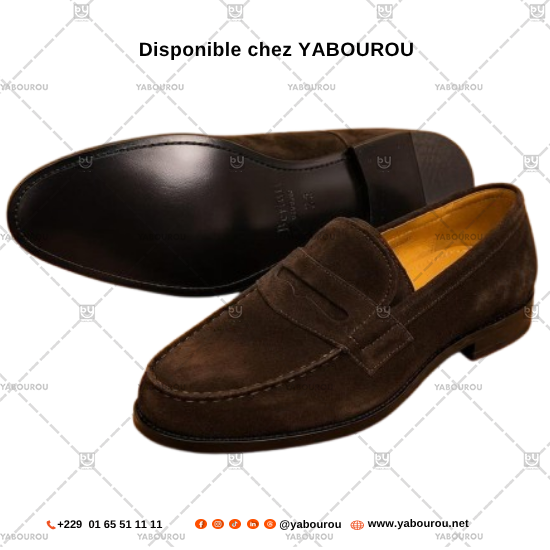 Miniature : MOCASSINS PENNY LOAFERS EN DAIM