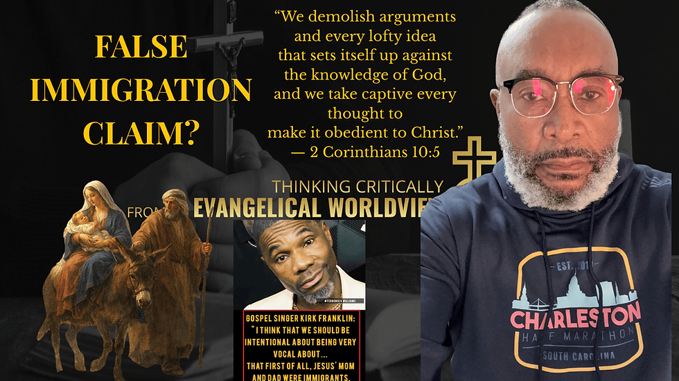 False Immigration Claim thumbnail with Flight to Egypt artwork discussing the Evangelicals false immigration narrative