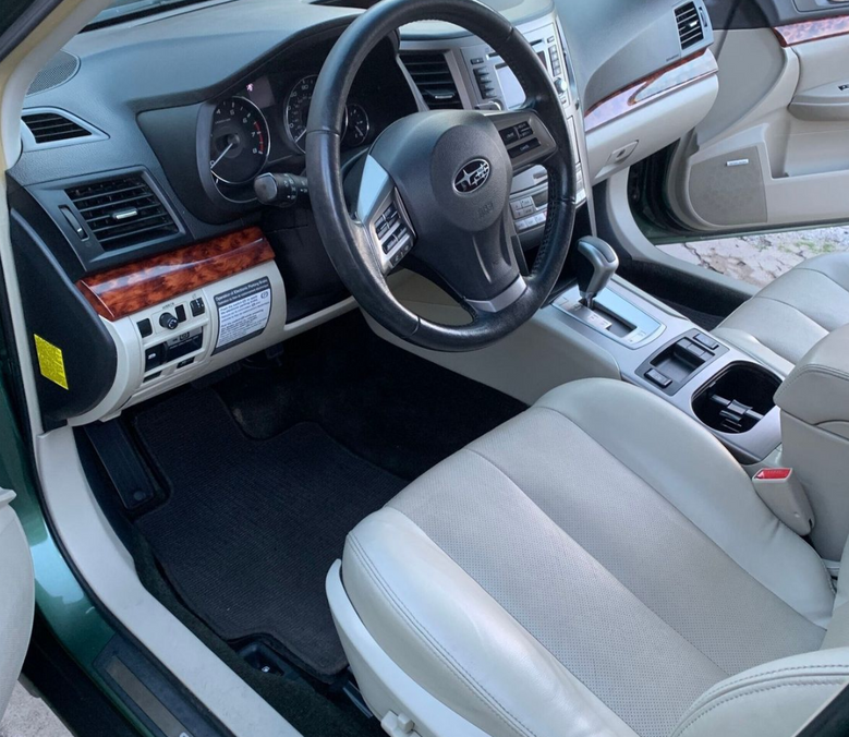 Mobile Car Detailing Service Deep Clean Subaru Interior in driveway Burlington and Oakville Area