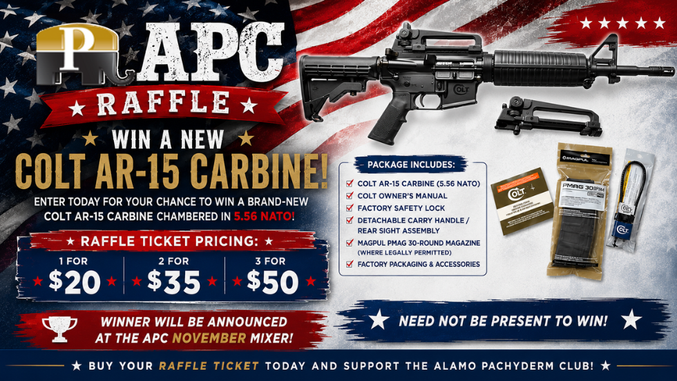 APC Raffle: Win a Brand-New Colt AR-15 Carbine