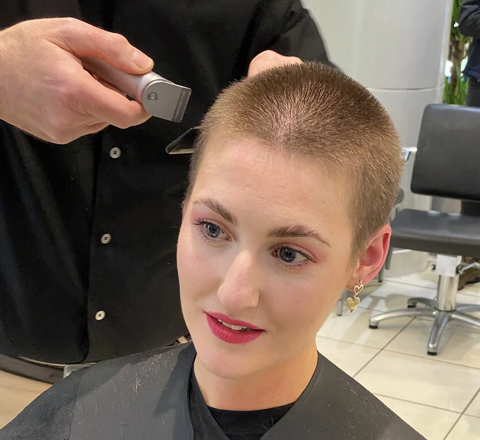 mid charity hair shave