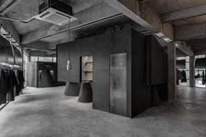 We know this is not an office space, however, we still would like to include this photo in to showcase what our next-gen interior design could look like for your office reception and corridor area, full industrial look and feel, dark tone with concrete as feature. This is the design that is  aesthetically different with wow-factors.