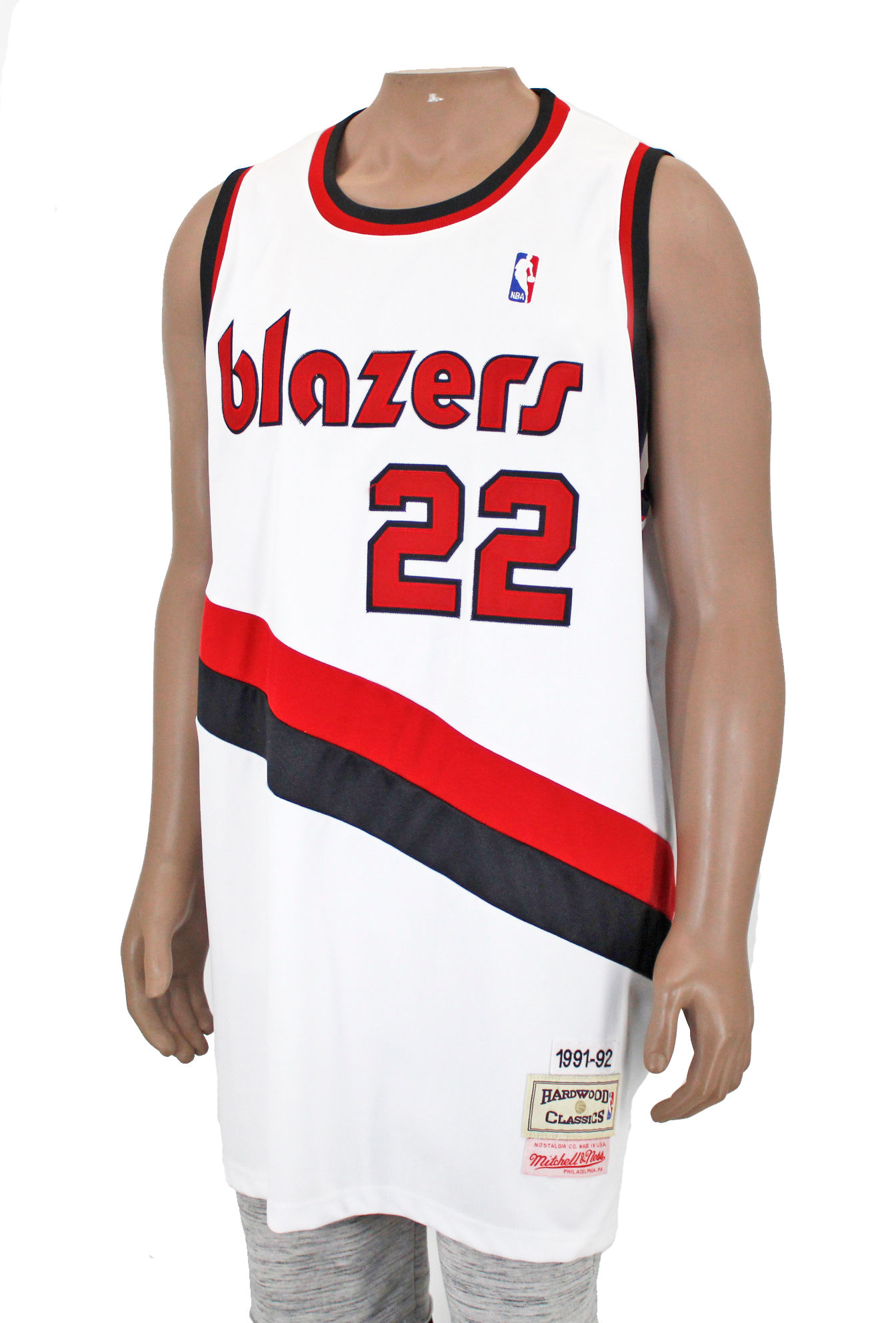 MITCHELL & NESS PORTLAND TRAILBLAZERS CLYDE DREXLER JERSEY: Size 58