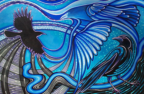 "Aon Center Crows" by Nina Ulana