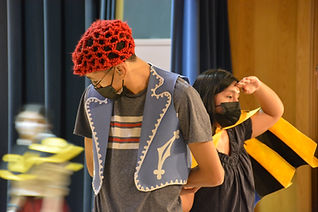 Children learning as part of Music & Dances from the Spanish Americas, a program by Hispanic Culture Arts