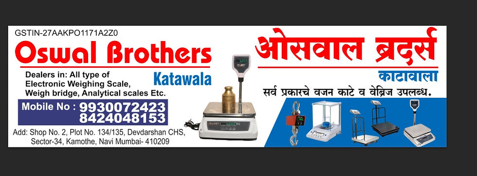 Industrial Weighing scale dealer in navi mumbai