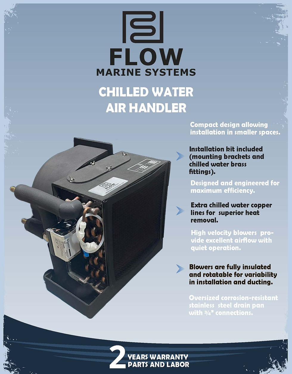 Thumbnail: 48,000 BTU Flow Marine Chilled Water Air Handlers without Heat