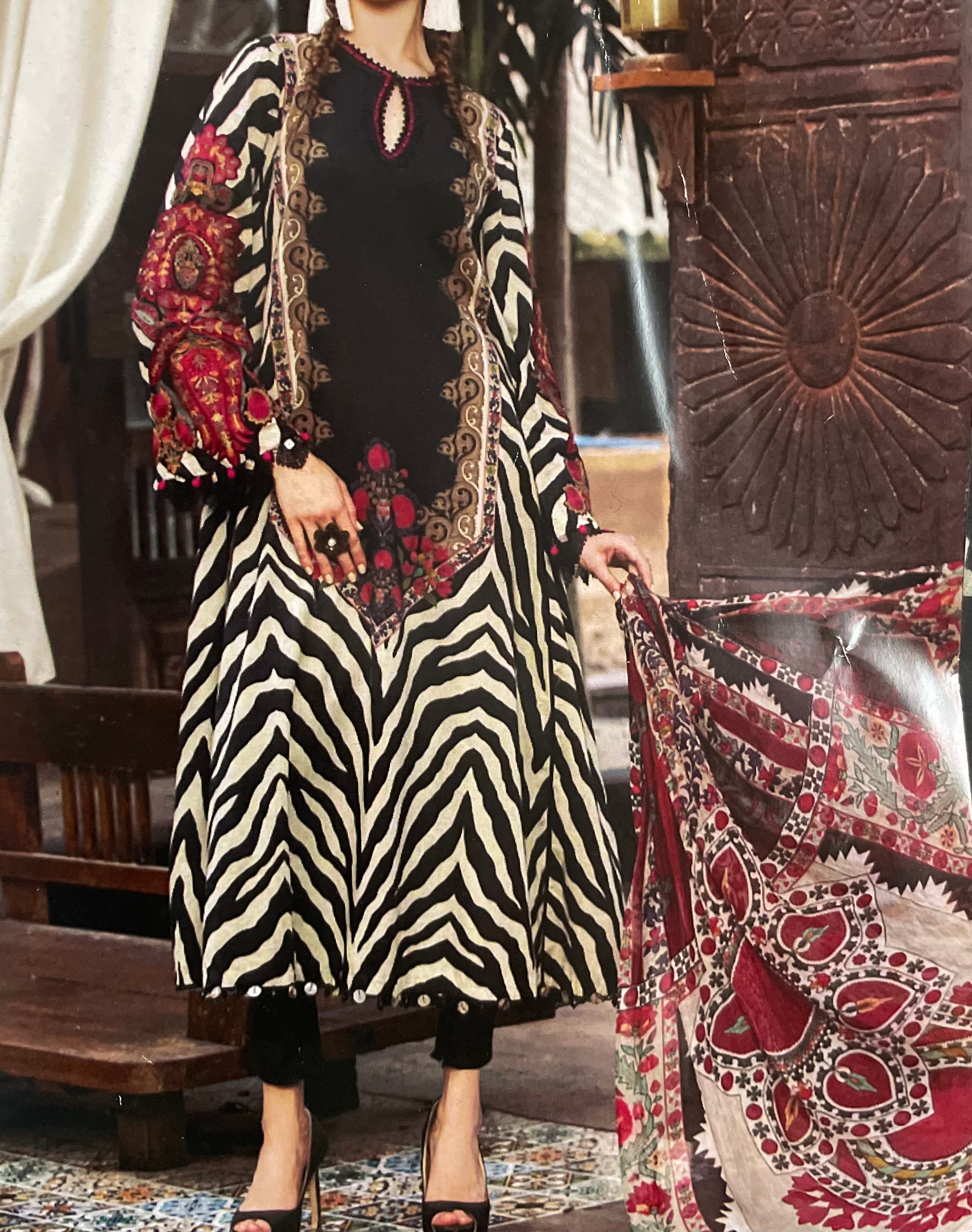 Cotton dress material