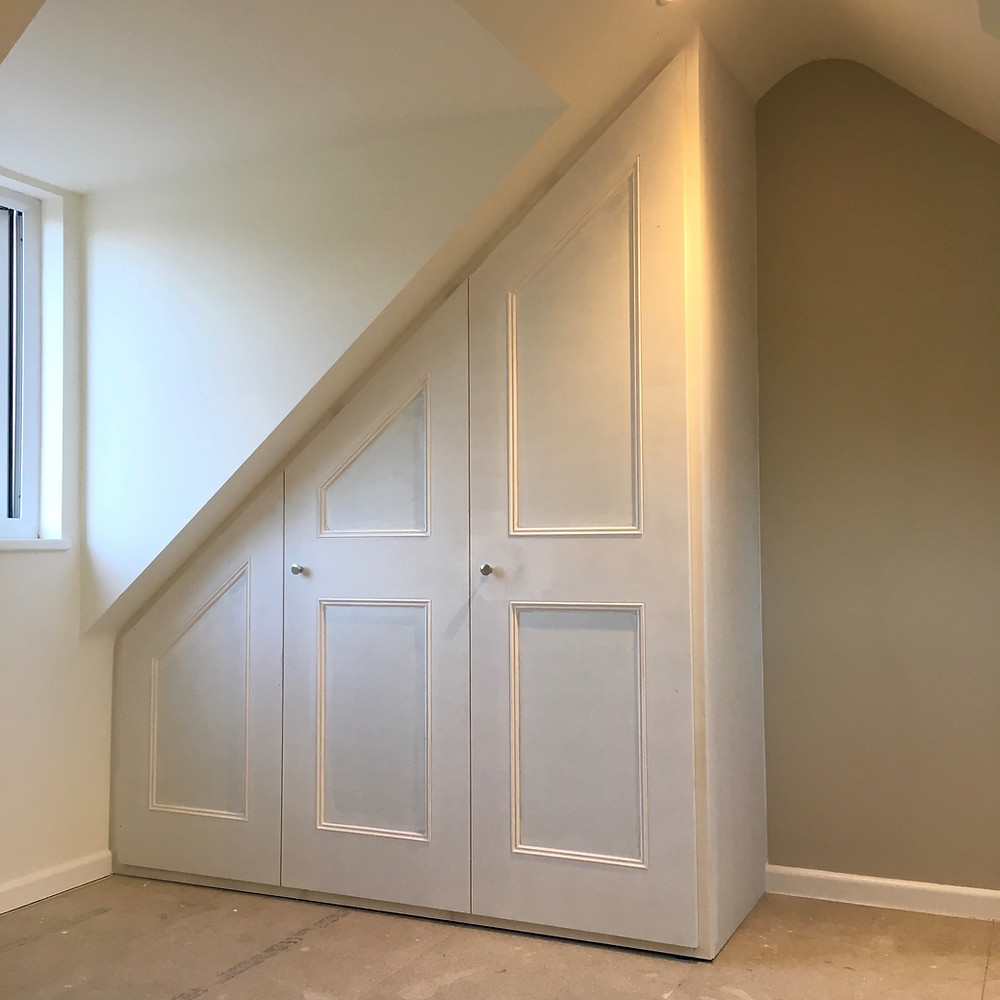 Loft conversion wardrobe fitted in Summertown.