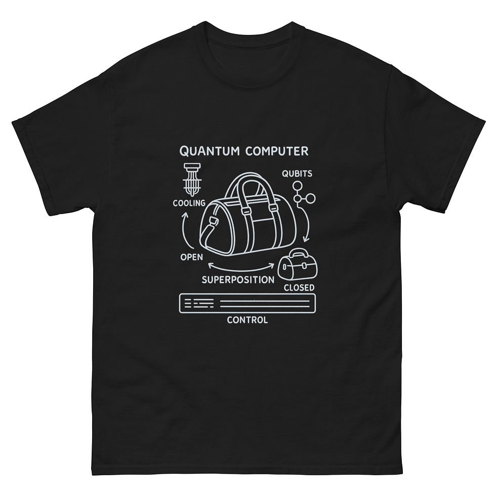 Quantum Computer Dufflebag Signature Tee