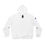 Thumbnail: White Flowers Corner Cloth  Full-Zip Hoodie (AOP)