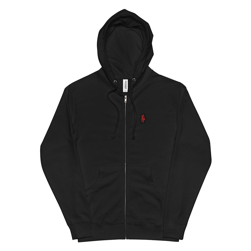 Hustle House fleece zip up hoodie