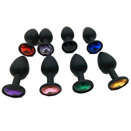 Miniatura: PLUG ANAL HEART LUX CHICO CON BASE CIRCULAR