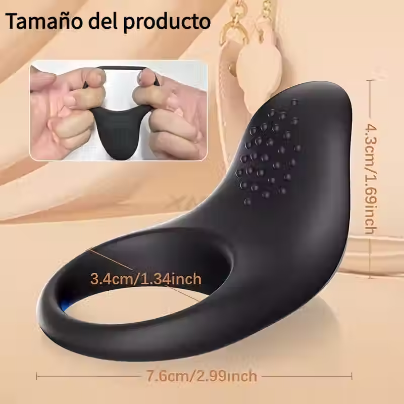 Miniatura: ANILLO VIBRADOR EROS DUAL PULSE APP RECARGABLE