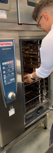 carrot cake - bake at 175 degree celsius