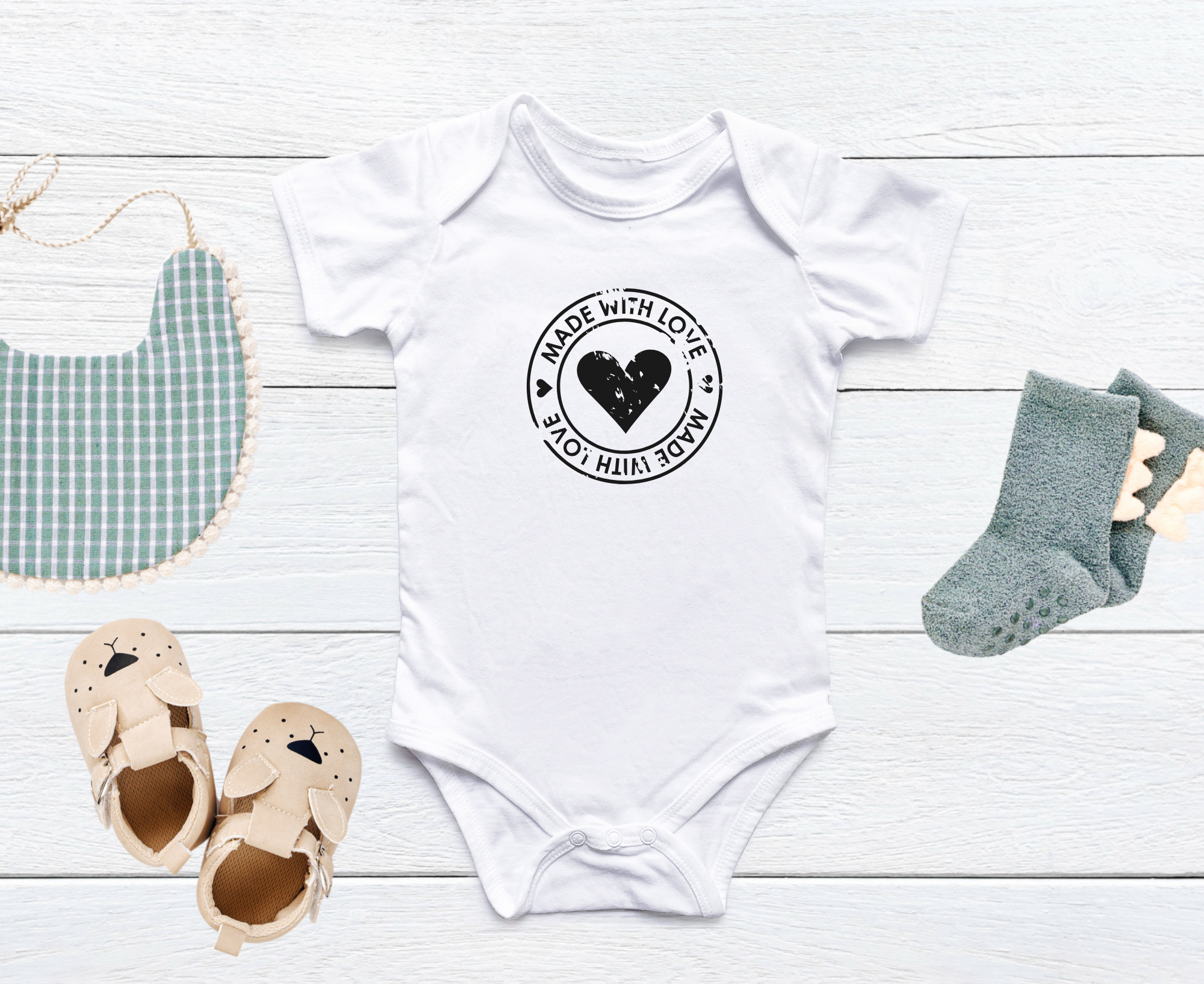 Baby Valentine Bodysuits