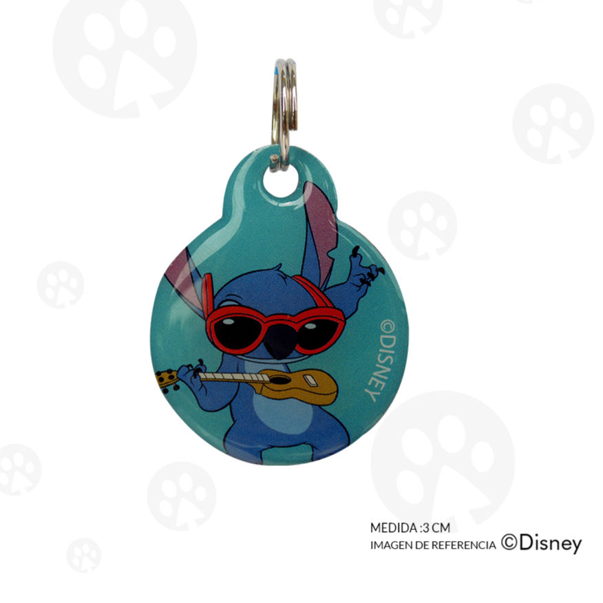 Placa de Identificación Stitch Disney #9 (3 cm)