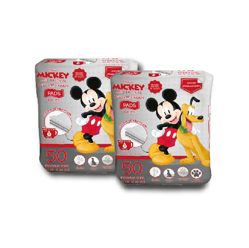 Twopack Pads pañales de entrenamiento para perros Pads Disney Carbon x 50 unidad