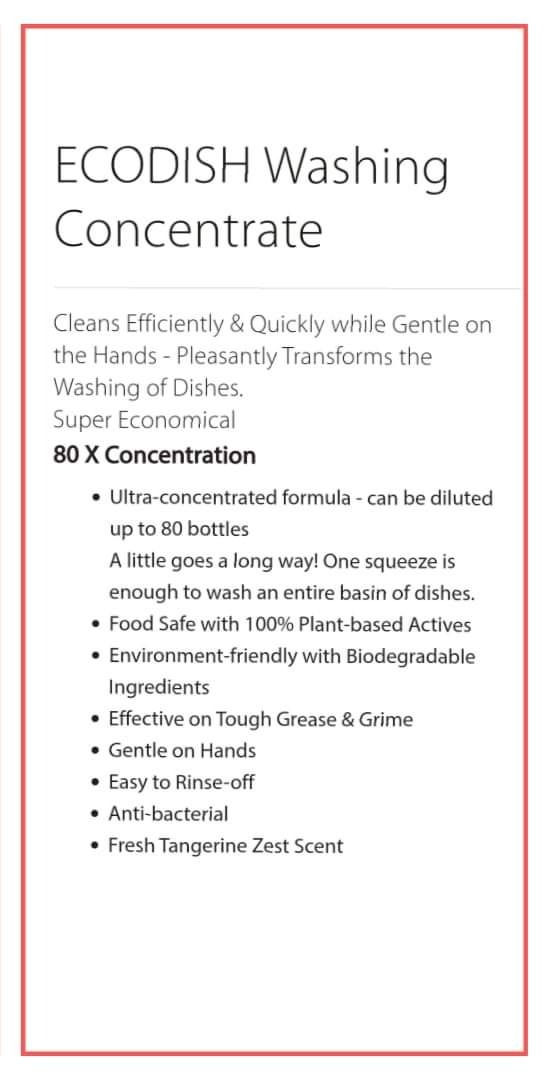 Thumbnail: ECODISH Washing Concentrate