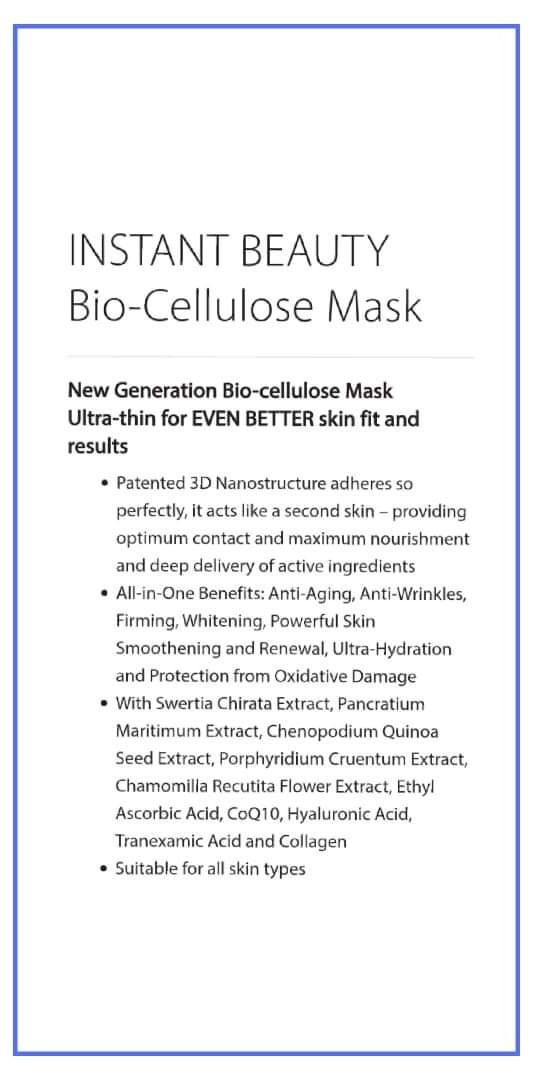 Thumbnail: INSTANT BEAUTY Bio-Cellulose Mask