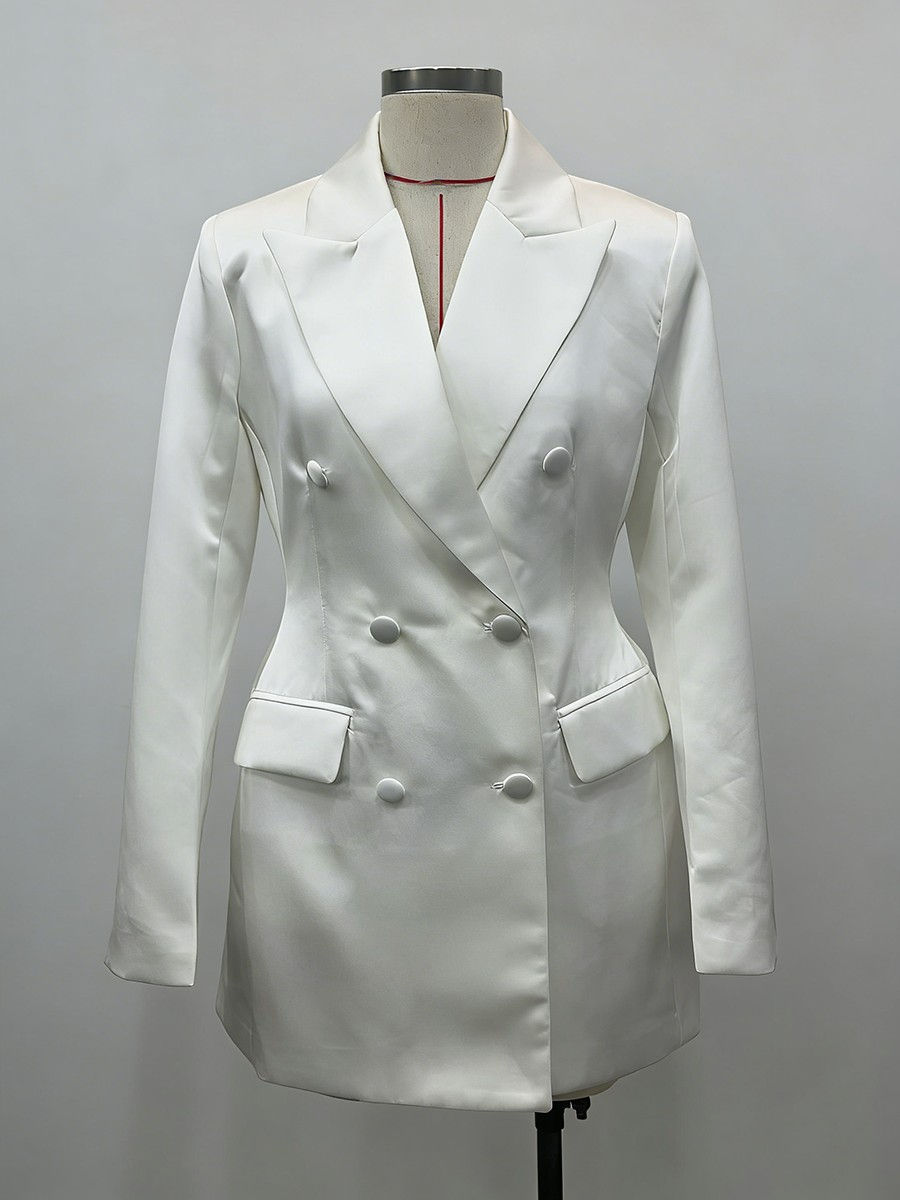 Thumbnail: Double Breasted Notched Blazer