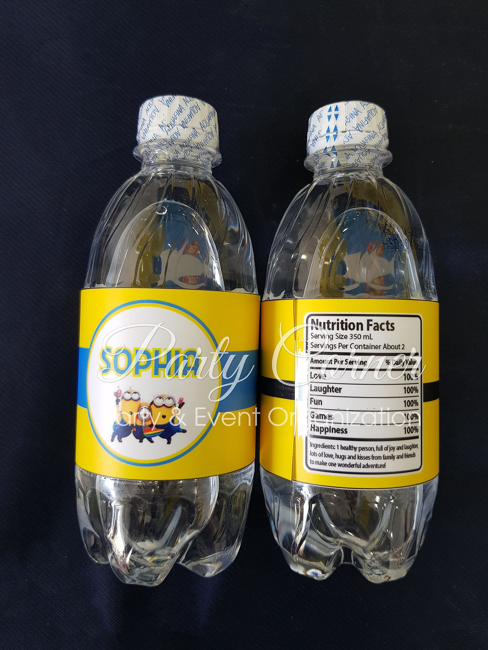 Thumbnail: Nhãn dán chai nước trang trí sinh nhật theme Minion