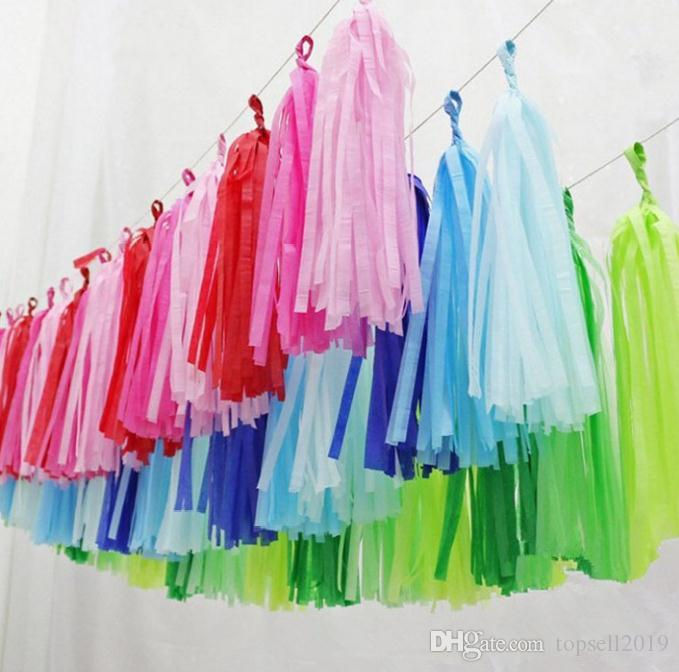 Thumbnail: Tua rua trang trí sinh nhật nhiều màu sắc