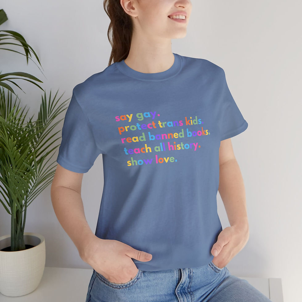 Thumbnail: Rainbow Pride Say Gay Tshirt