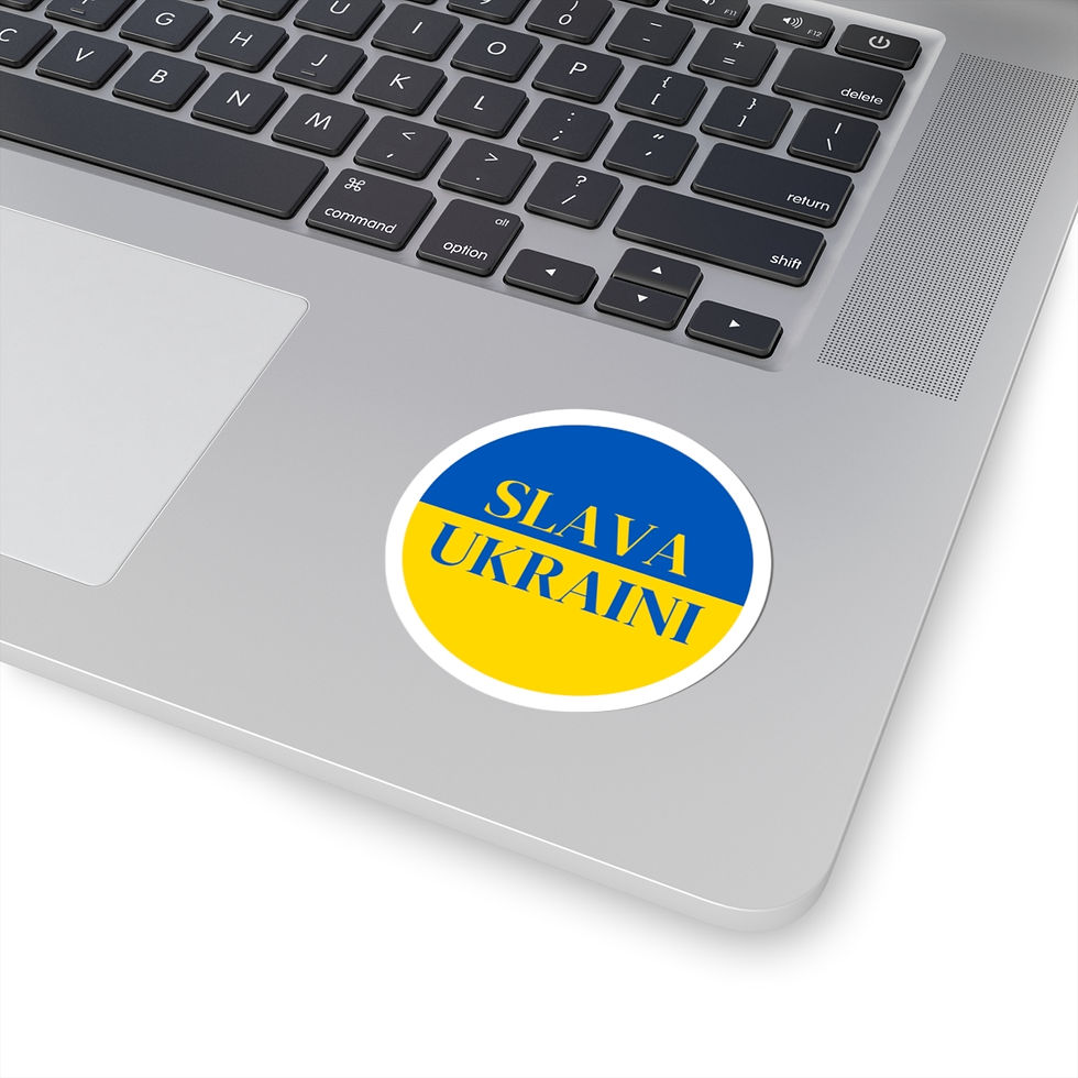 Thumbnail: Slava Ukraini Kiss-Cut Stickers