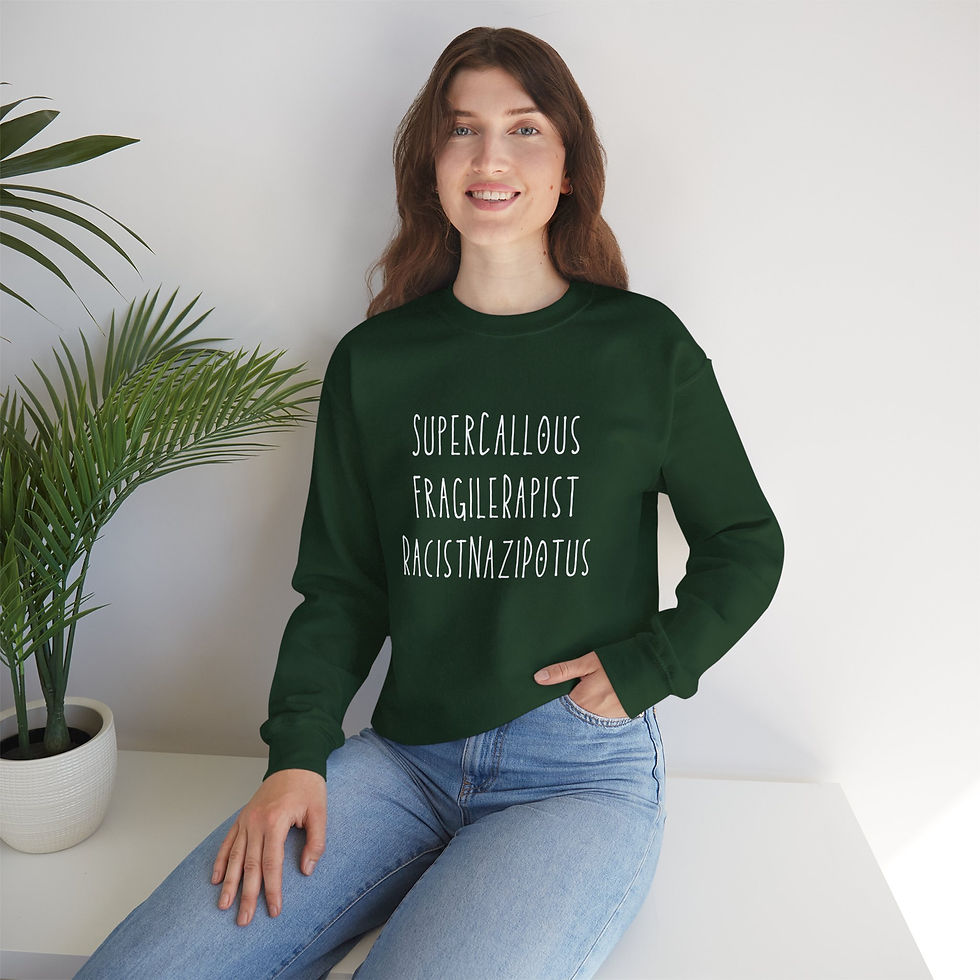 Thumbnail: Super-callous-fragile - r@pist-racist-n@z-potus sweatshirt