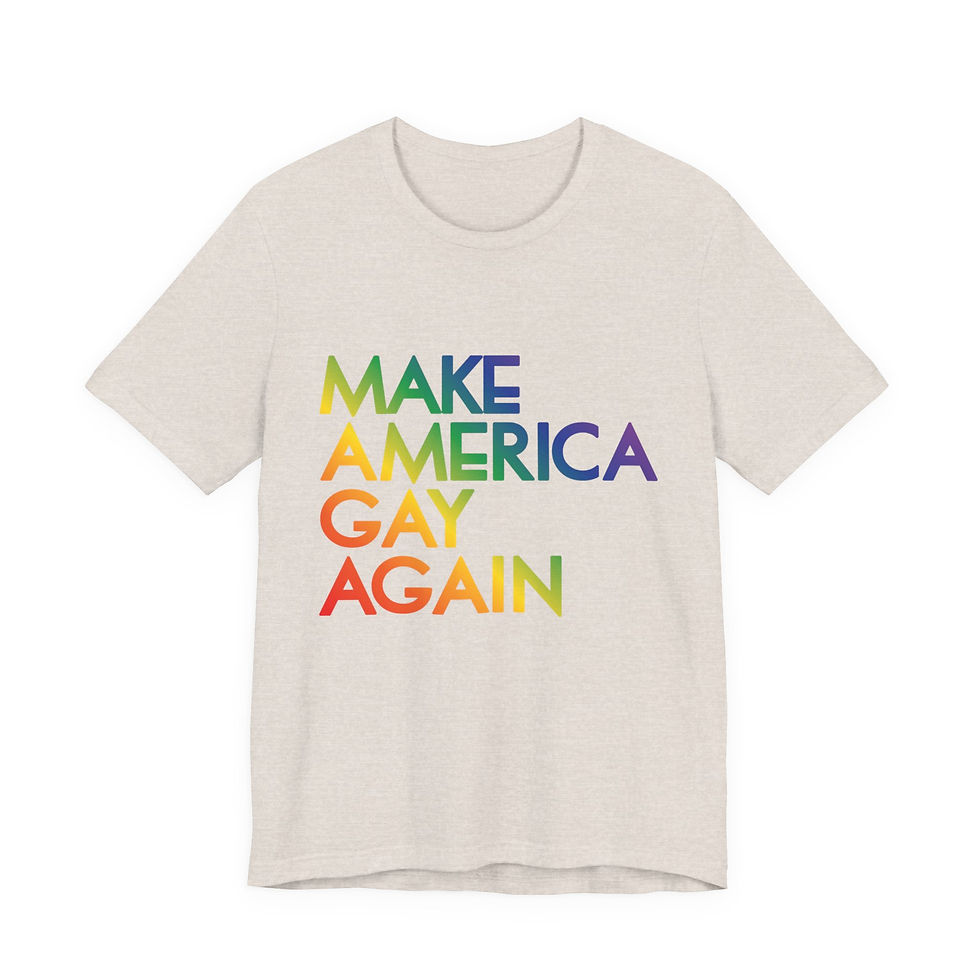 Thumbnail: Make America Gay Again Unisex Tee, LGBTQ Pride Shirt