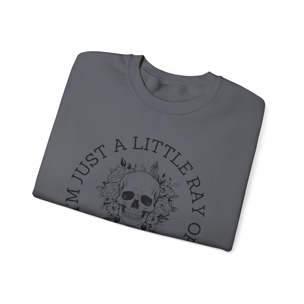 Thumbnail: Just a Little Ray of Pitch Black Sweatshirt
