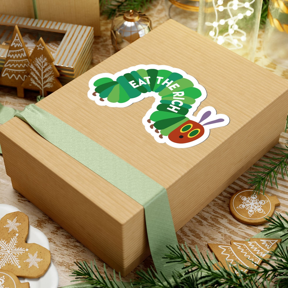 Thumbnail: Eat the Rich Hungry Caterpillar Sticker