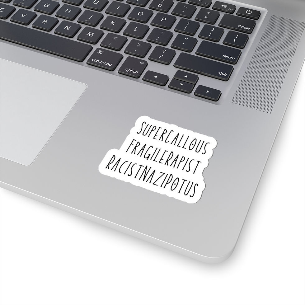 Thumbnail: Super-Callous_Fragile-R@pist-Racist-N@zi-Potus Sticker