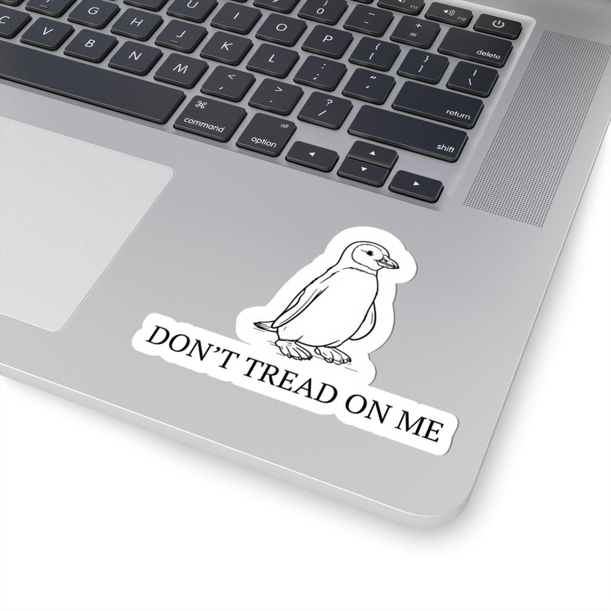 Don't Tread on Me Penguin Kiss-Cut Stickers