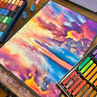 Vibrant sunset