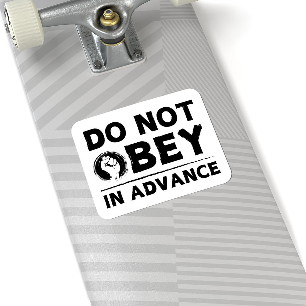 Thumbnail: Do Not Obey in Advance Stickers