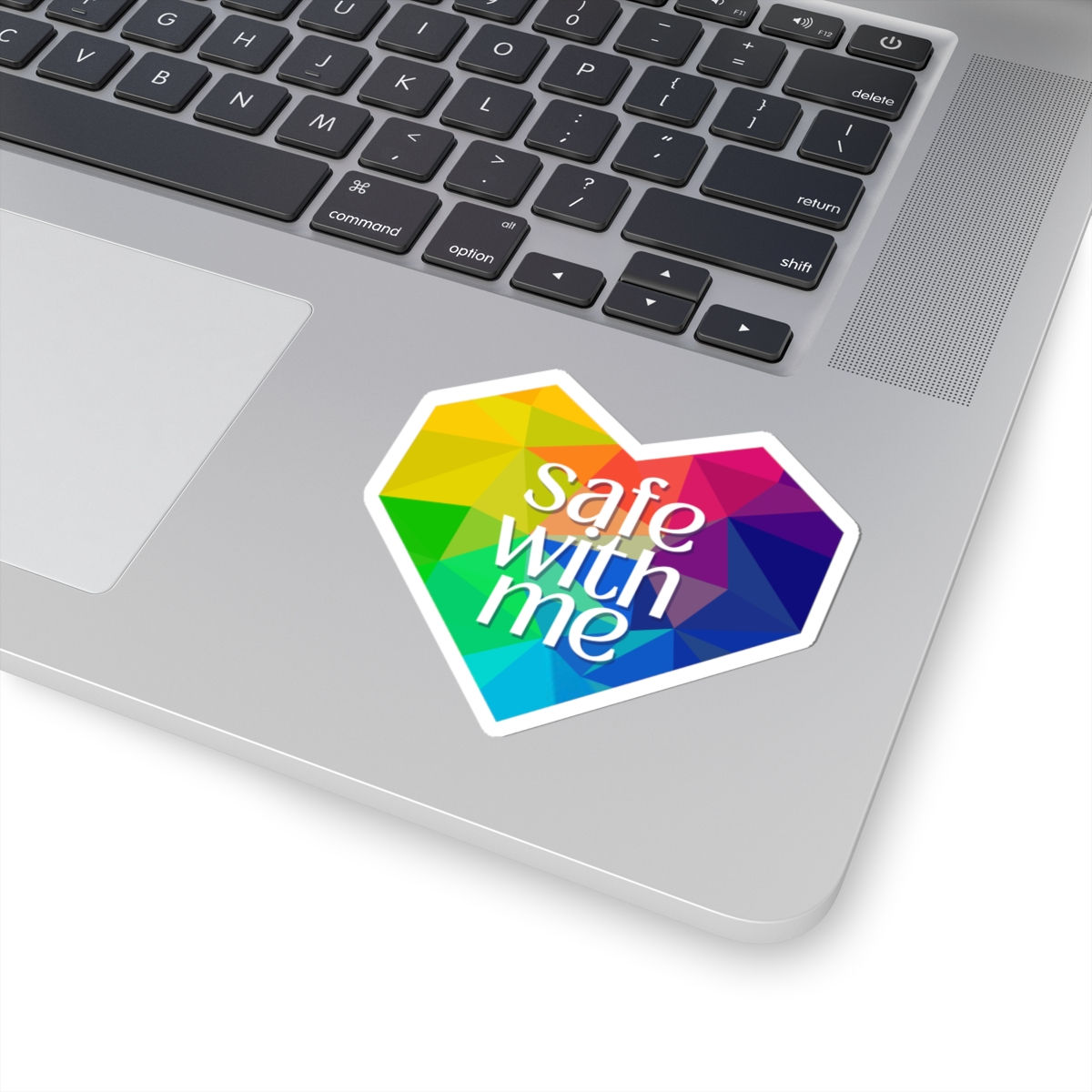 Rainbow Safe with Me Kiss-Cut Stickers