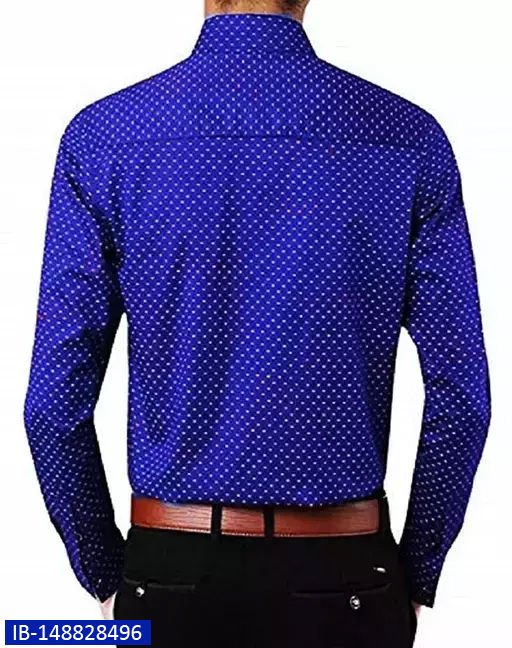 Thumbnail: TRENDING DOTTED SHIRT FOR MEN PACK OF 1