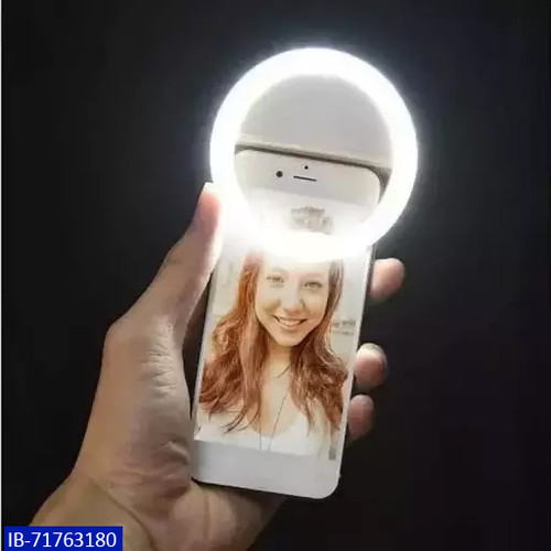 Pocket Mini Clip on Selfie Ring Light Ad...