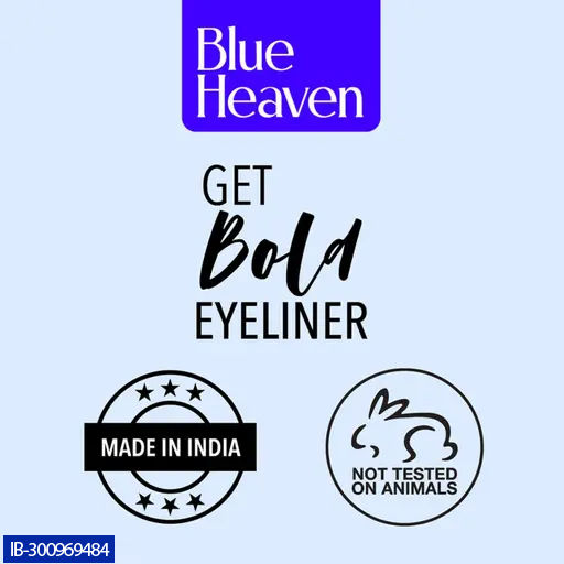 Thumbnail: Blue Heaven Get Bold Eyeliner Waterproof Black-Pack Of 2