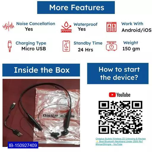 Thumbnail: HUG PUPPY Bluetooth Headphones & Earphones , headpone bluetooth