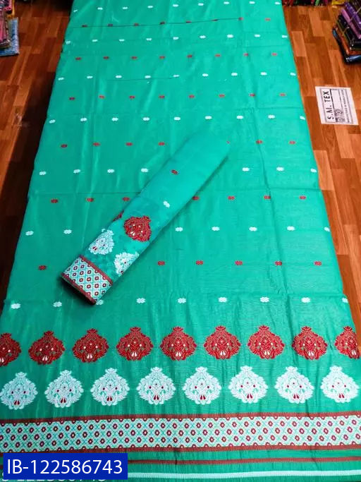 Thumbnail: Ac Cotton Mekhela Sador Assamese dress